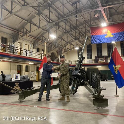 5th (BC) Field Artillery Regiment, RCA