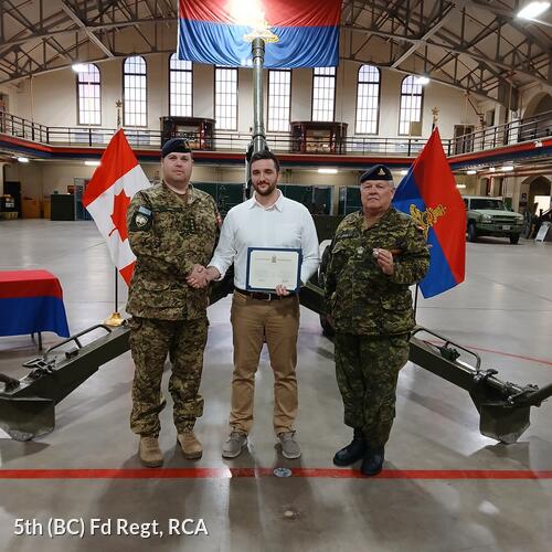 5th (BC) Field Artillery Regiment, RCA