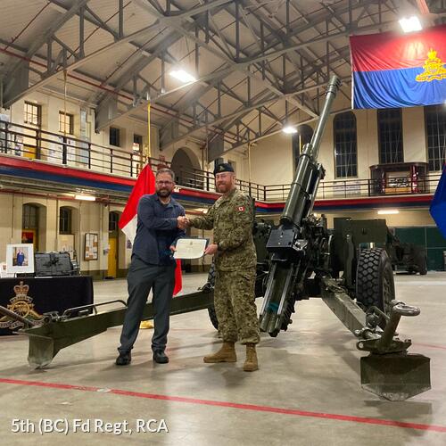 5th (BC) Field Artillery Regiment, RCA